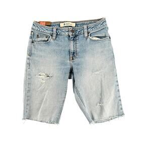 Vintage Gap "1969" Custom Upcycled Cut-Off Denim Jean Shorts Distressed 10